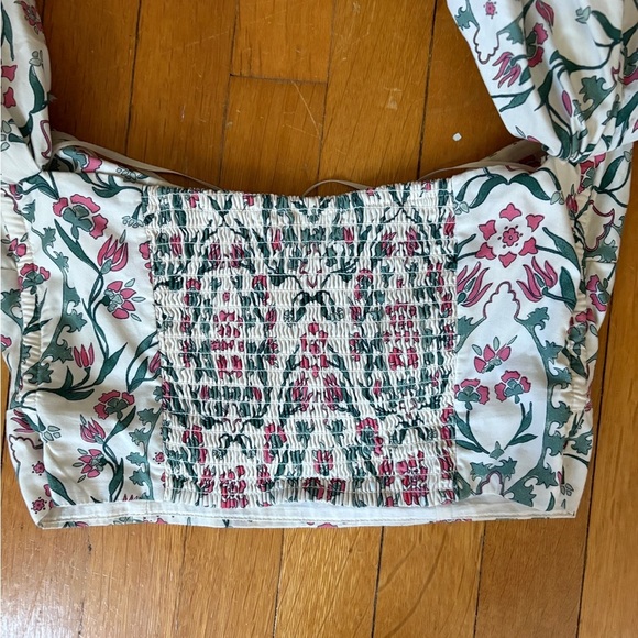 Abercrombie & Fitch Poplin puff sleeve top - Picture 4 of 5